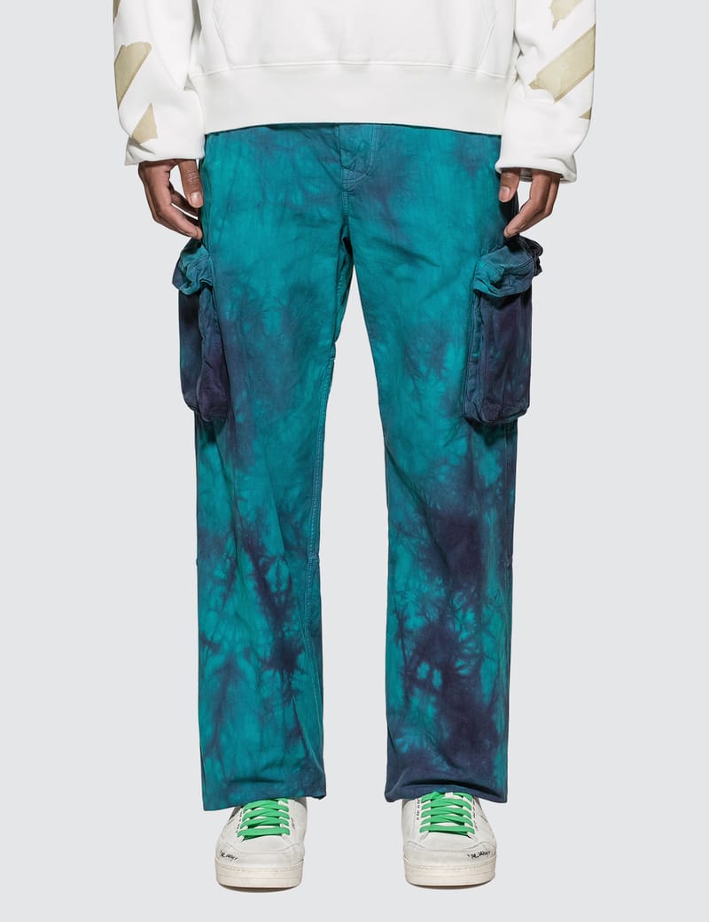 Off white hotsell cargo pants blue