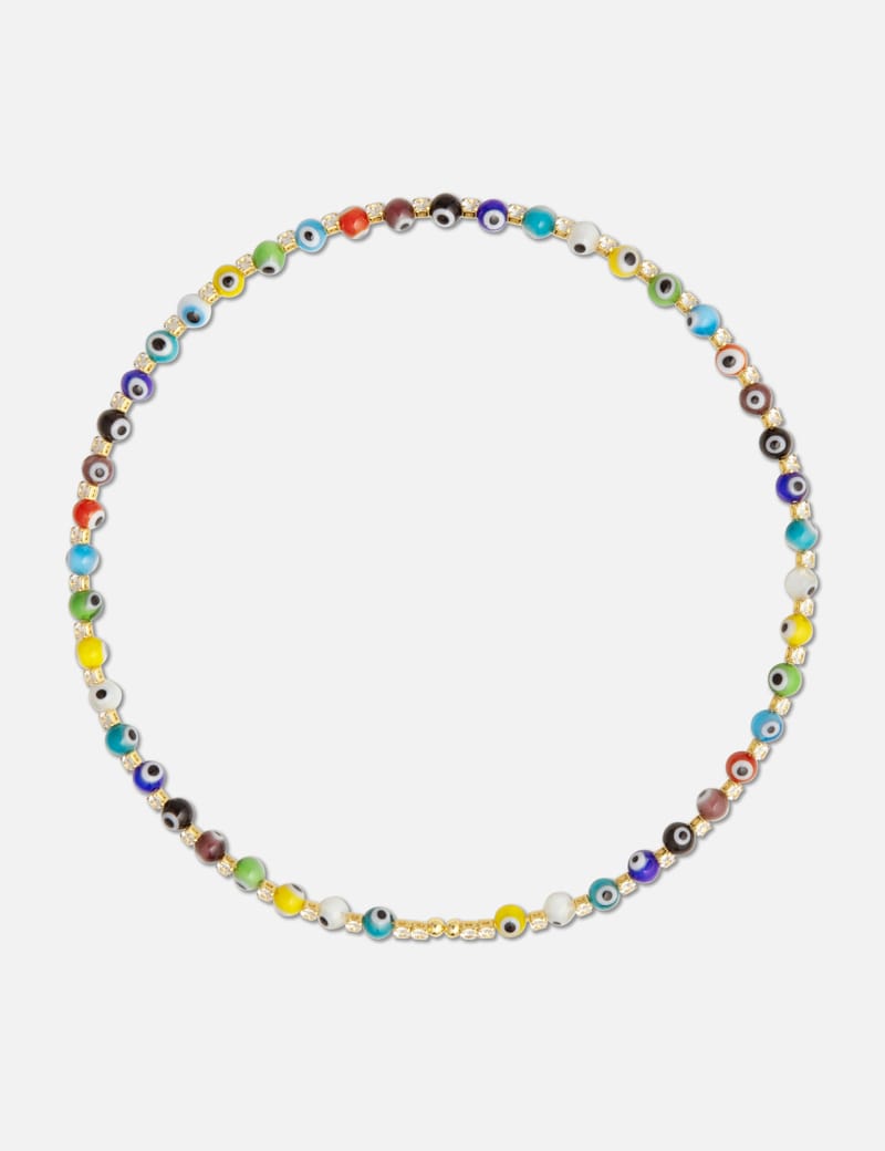 WACKO MARIA Medai Necklace in Gold | FWRD