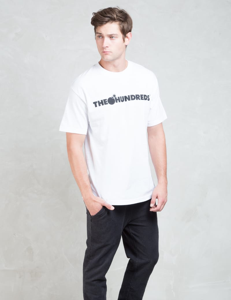 The Hundreds - White Forever Bar T-Shirt | HBX - Globally