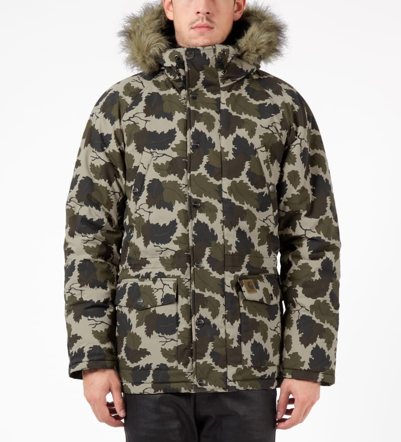 Carhartt Work In Progress - Camo Mitchell/Black Trapper Parka