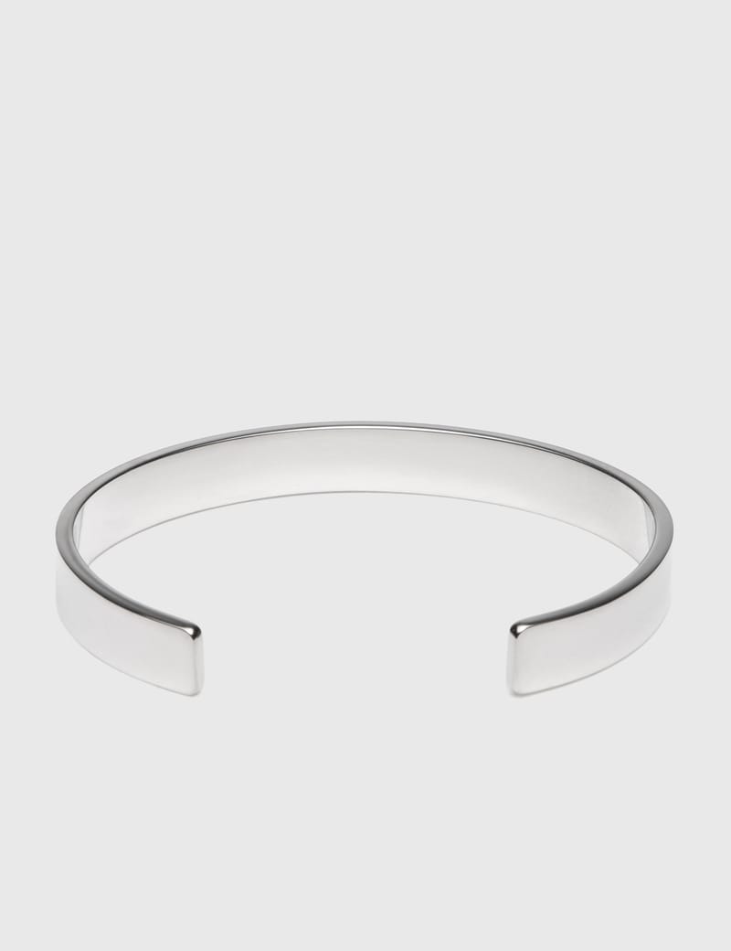MM6 Maison Margiela - Minimal Logo Thin Bracelet | HBX