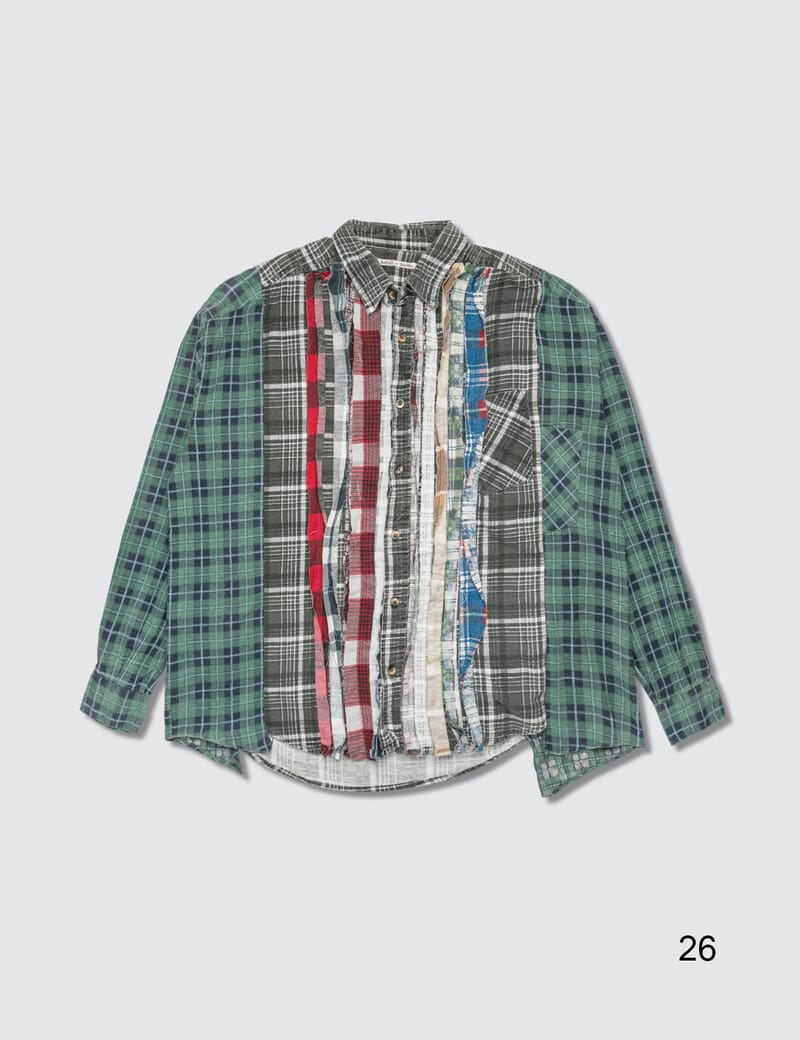 Needles - Ribbon Cuts Flannel Shirt | HBX - Globally Curated