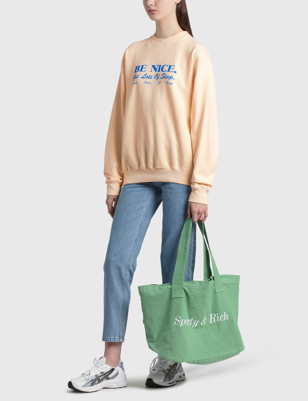 Sporty and rich be nice crewneck Clearance