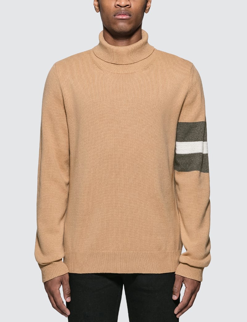 Maison Margiela - Roll Neck Knitted Sweater | HBX