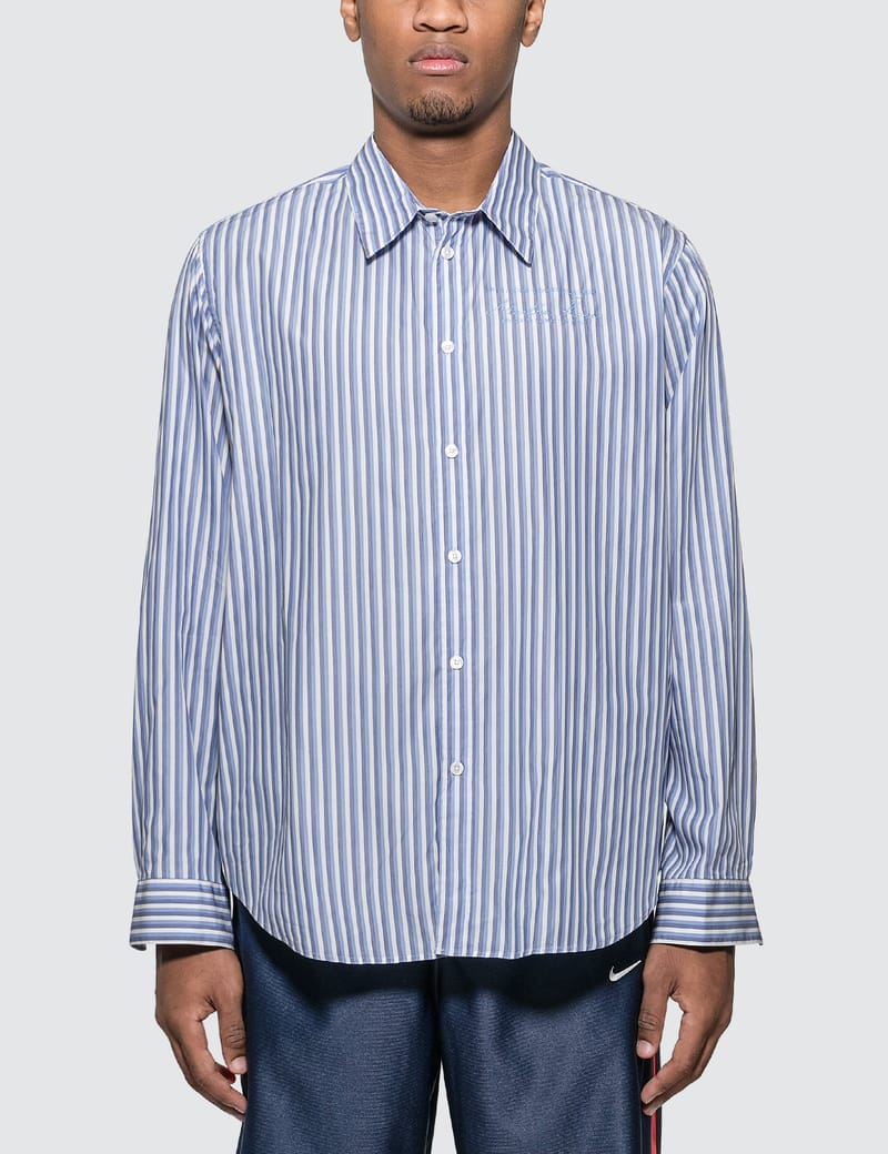 Martine Rose - Classic Stripes Shirt | HBX - Globally Curated