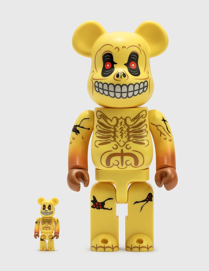 Medicom Toy - Be@rbrick Skull Face 100% & 400% Set | HBX