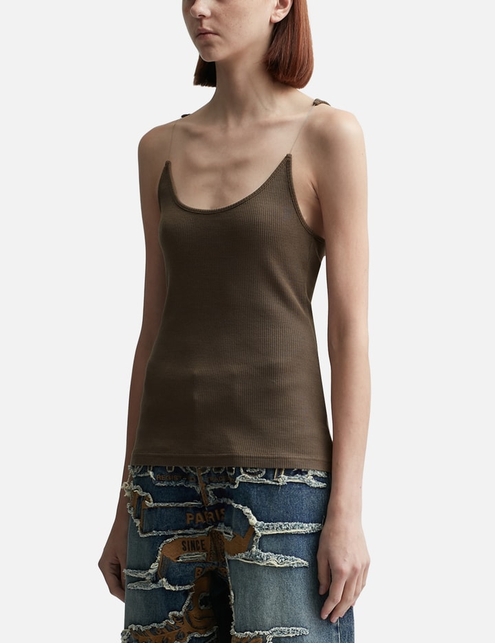 Y/PROJECT - INVISIBLE STRAP TANK TOP | HBX