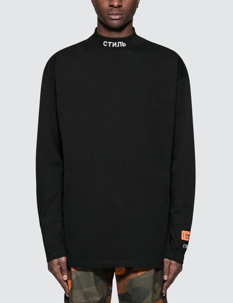 Heron Preston - KK Ctnmb Jersone Turt. L/S T-Shirt | HBX