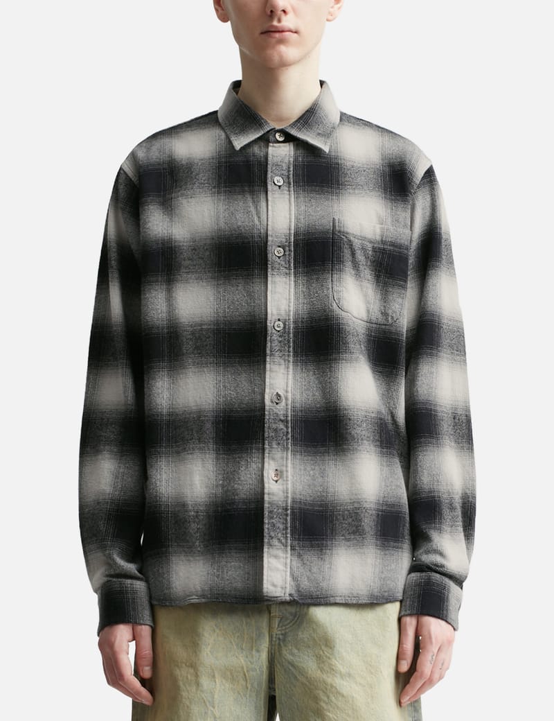 stussy bay plaid shirts-