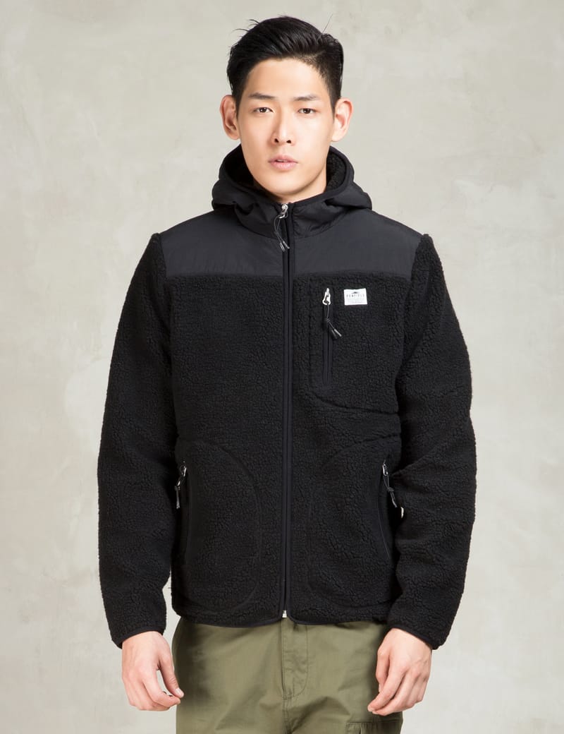 Penfield - Black Carson Hooded Pile Fleece Jacket | HBX - Globally Curated  Fashion and Lifestyle by Hypebeast