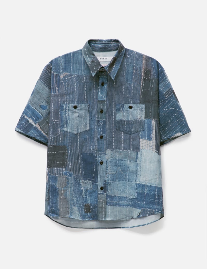 FDMTL - Printed Patchwork Short Sleeve Shirt | HBX - Globally