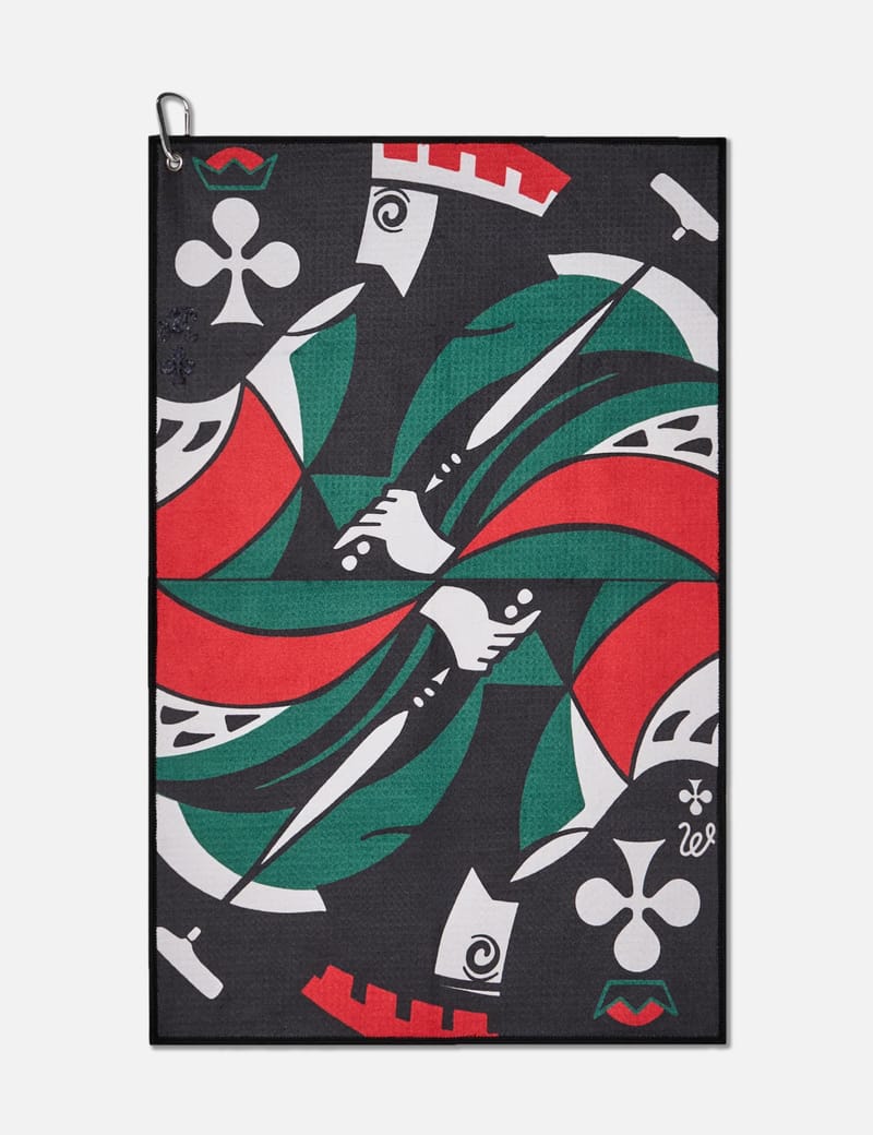 Malbon Golf Kingston Golf Towel - High-absorbency microfiber