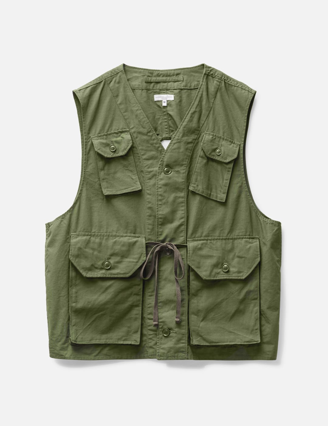 Engineered Garments C-1 Vest In Green | ModeSens