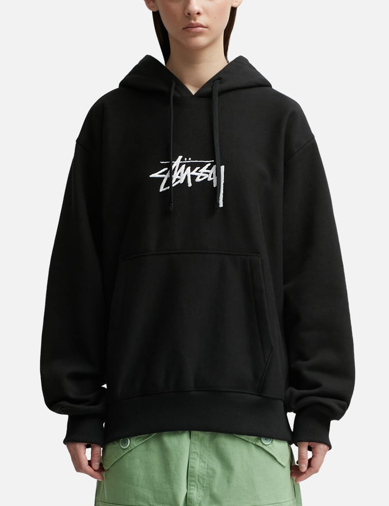 St ssy Stock Appliqu Hoodie HBX Globally Curated Fashion