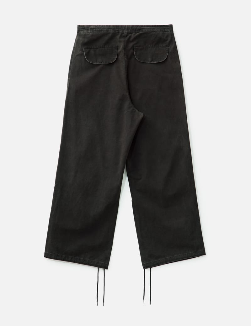 Entire Studios Barren Cargo Washed Black - Wide-leg washed black