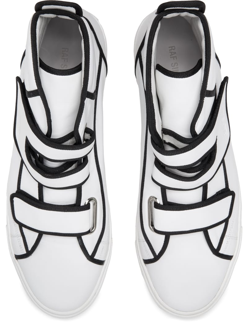 Raf Simons - High Top Strap Sneaker On Extreme Sole | HBX