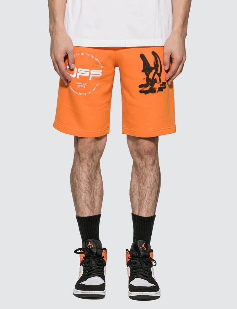 Off-White™ - Cartoon Sweat Shorts | HBX - ハイプビースト(Hypebeast