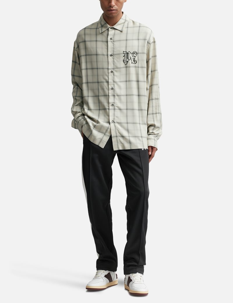 Palm Angels - Monogram Check Shirt | HBX - Globally Curated