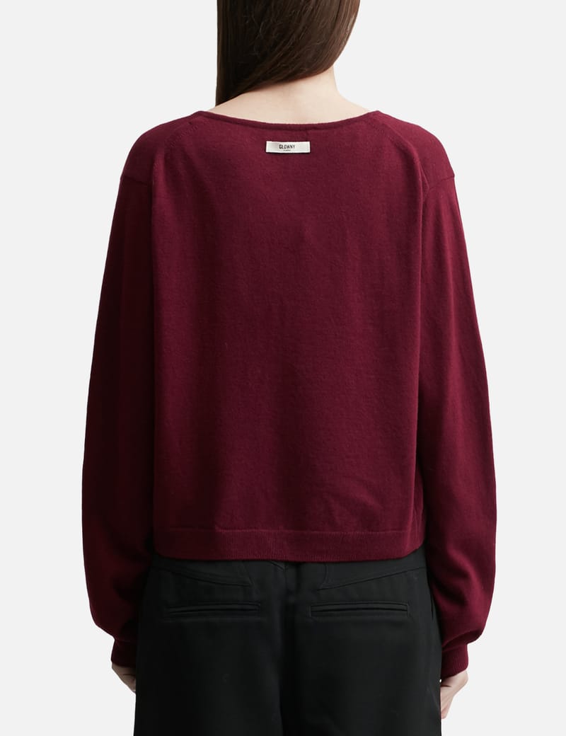 Glowny G Classic Loose Fit Cardigan - Wool-blend, relaxed fit in