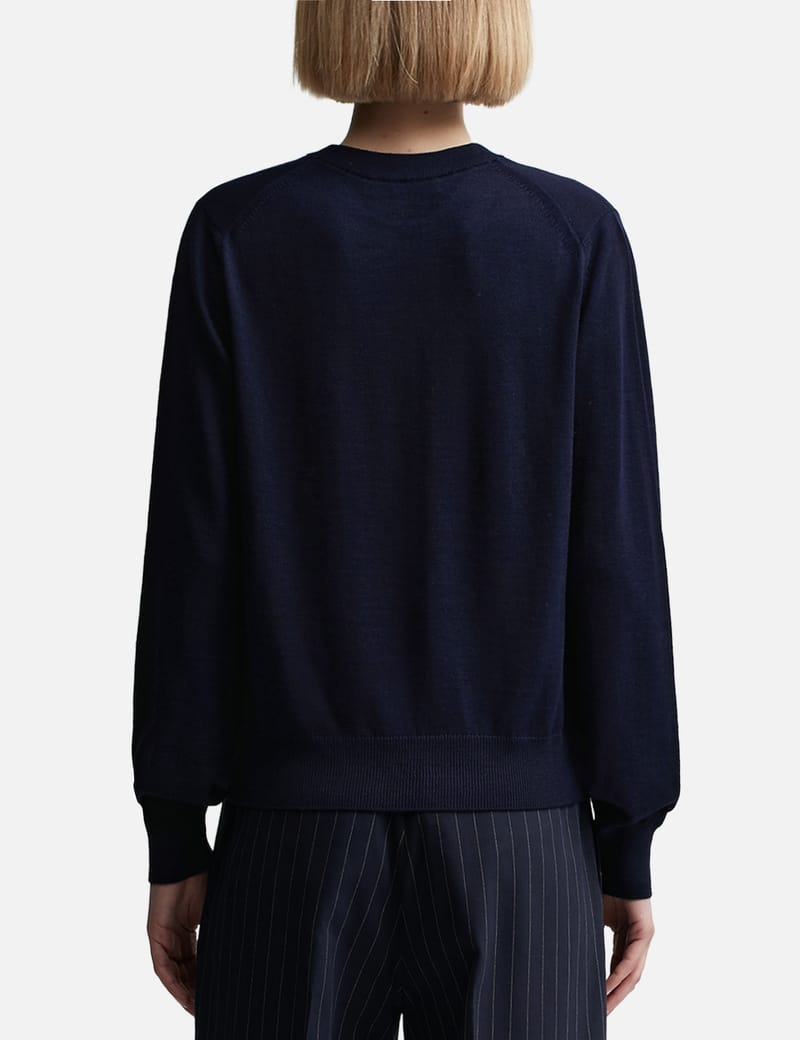 Maison Kitsuné - BOLD FOX HEAD PATCH REGULAR JUMPER | HBX