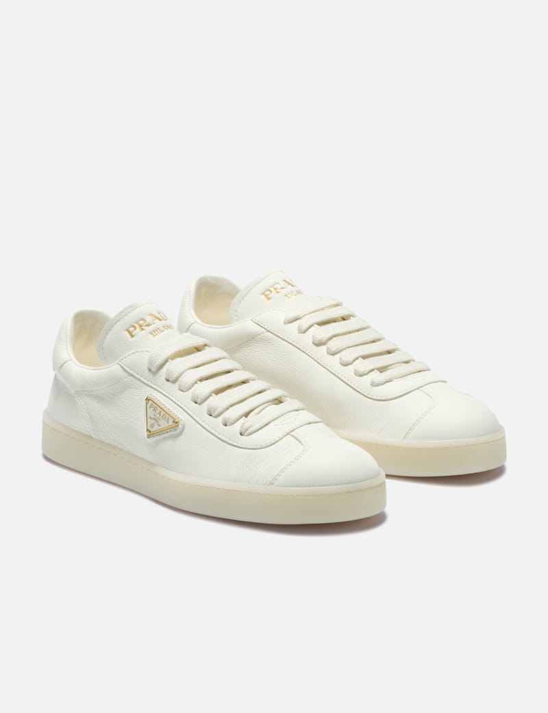 Prada - Leather Sneakers | HBX - Globally Curated Fashion