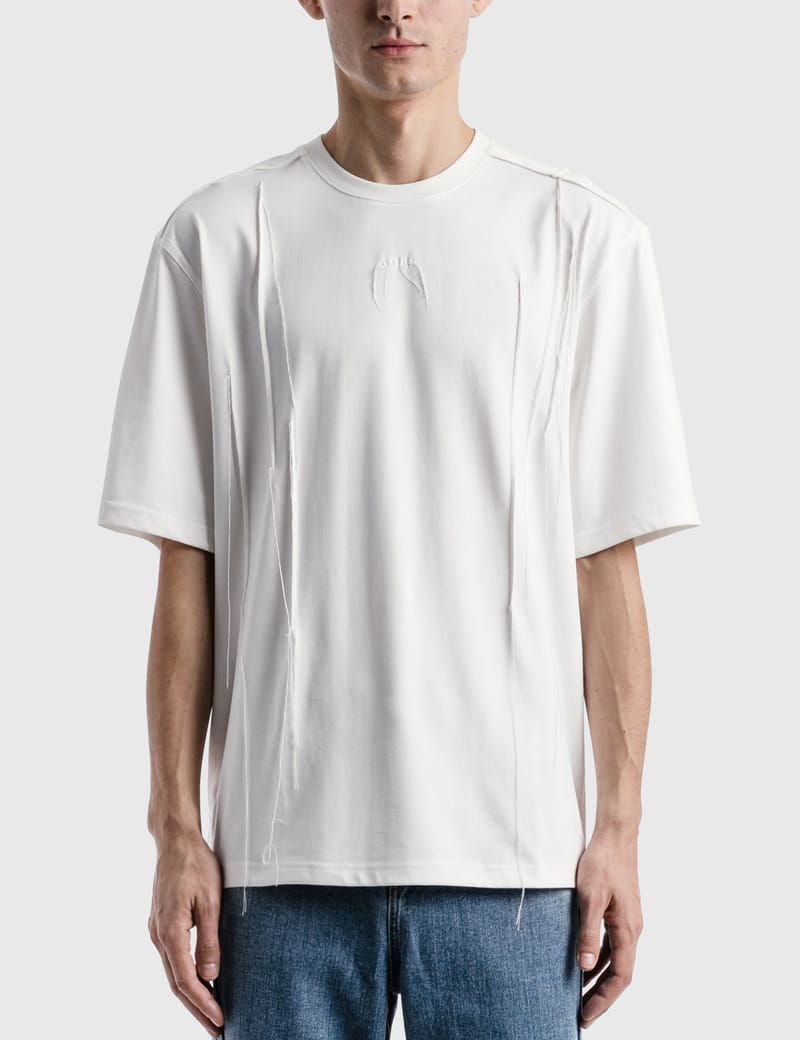 ★ADERERROR★ Needle logo tshirt White ADER error White Needle Logo Layered T-Shirt ADER error