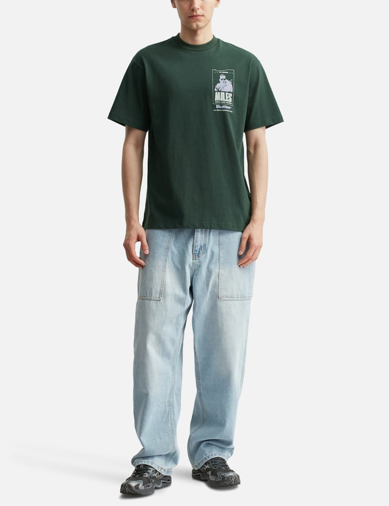 Butter Goods Round About Midnight ジャージ Tシャツ 半袖 butter-goods-Black-Round-About