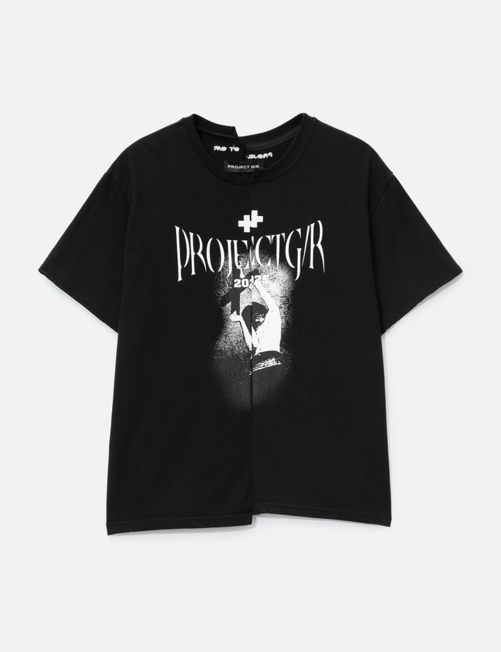 PROJECT G/R - Tight Fit Split T-shirt | HBX - Globally Curated Fashion ...