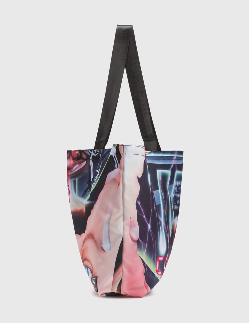 BRAIN DEAD トートバッグ ベージュ BRAIN DEAD STUDIOS FAIRFAX LIMITED EDITION CANVAS TOTE BAG
