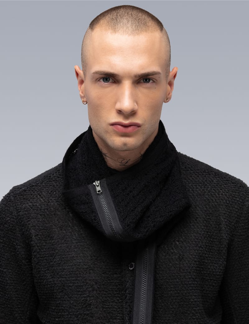 ACRONYM NG4-AK キャシュラマ ネックウォーマー ACRONYM® - Zippered Cashllama Neck Gaiter | HBX