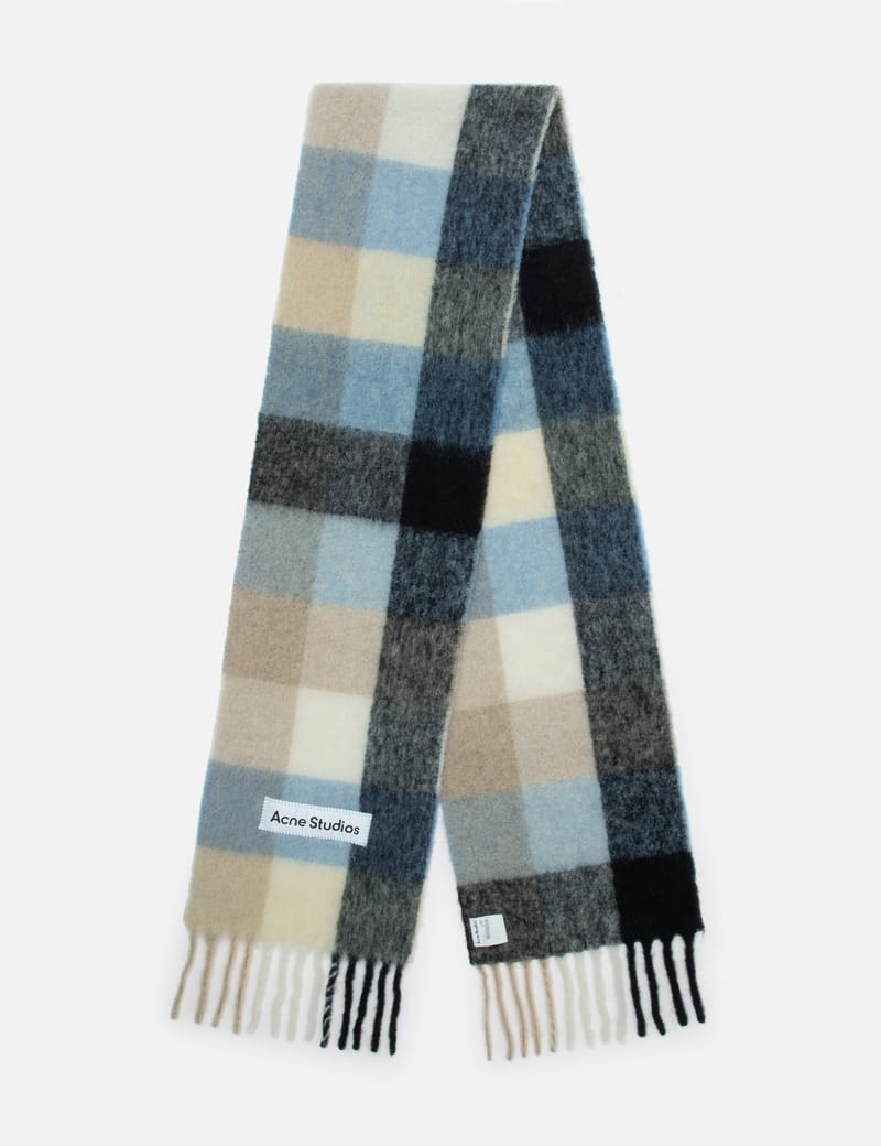 アクネ ストゥディオズ - モヘアチェック スカーフ | HBX