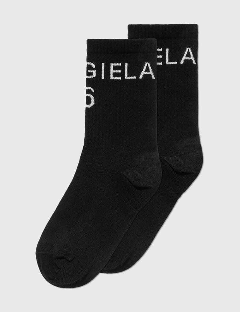 タイツ・ソックス Mm6 Maison Margiela Brown Stretch Viscose Blend Socks MM6 Maison Margiela - Margiela 6 Socks | HBX - Globally