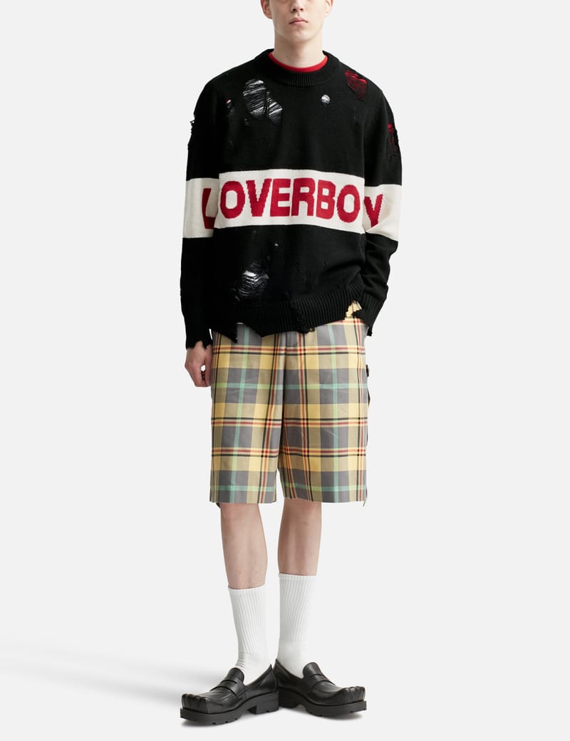 Charles Jeffrey Loverboy - Distressed Loverboy Logo Jumper | HBX