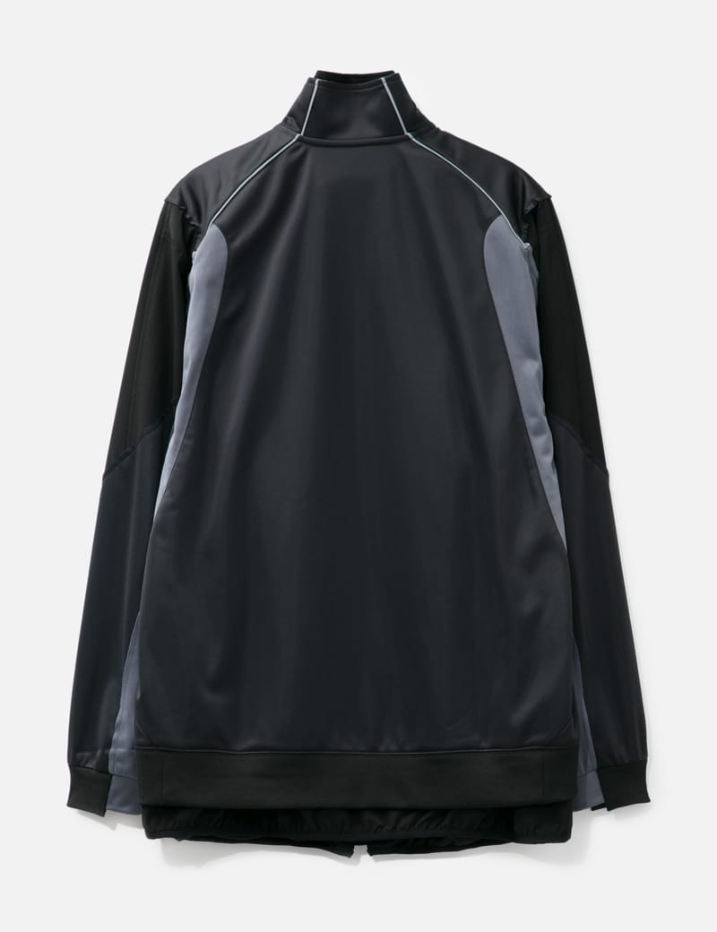 CODA - Black 2IN1 Double Layer Hybrid Track Jacket | HBX