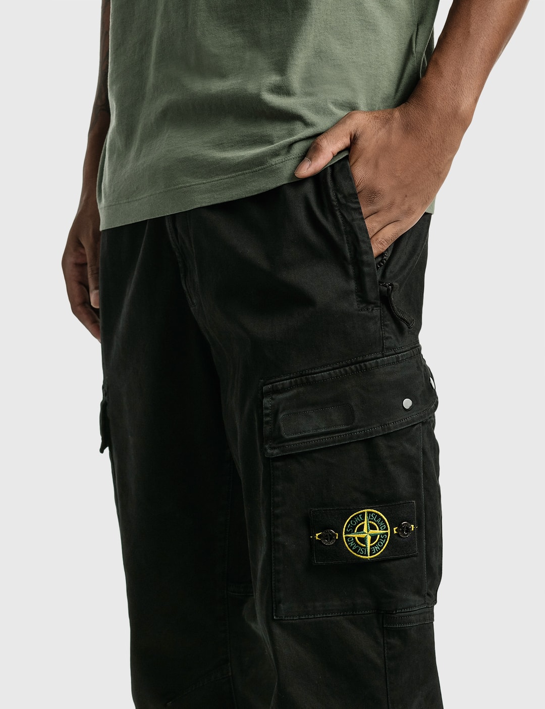 Stone Island Regular Fit Cargo Pants HBX Globally Curated Fashion and Lifestyle by Hypebeast