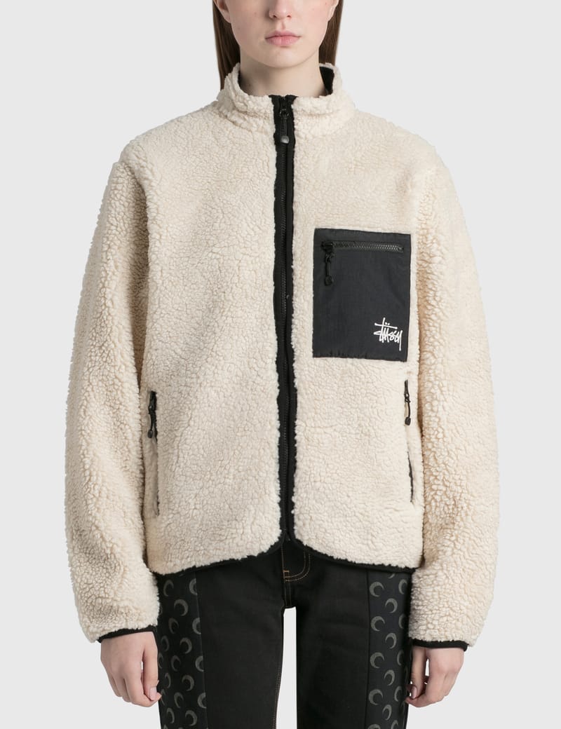 xL ☆ stussy venus jacqard sherpa jacket-