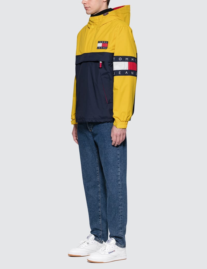 Tommy jeans 90s colour block pullover fashion jacket