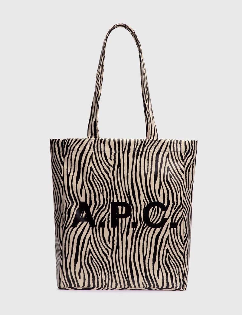 A.P.C. - ZEBRA PRINTED TOTE | HBX - Globally Curated Fashion and