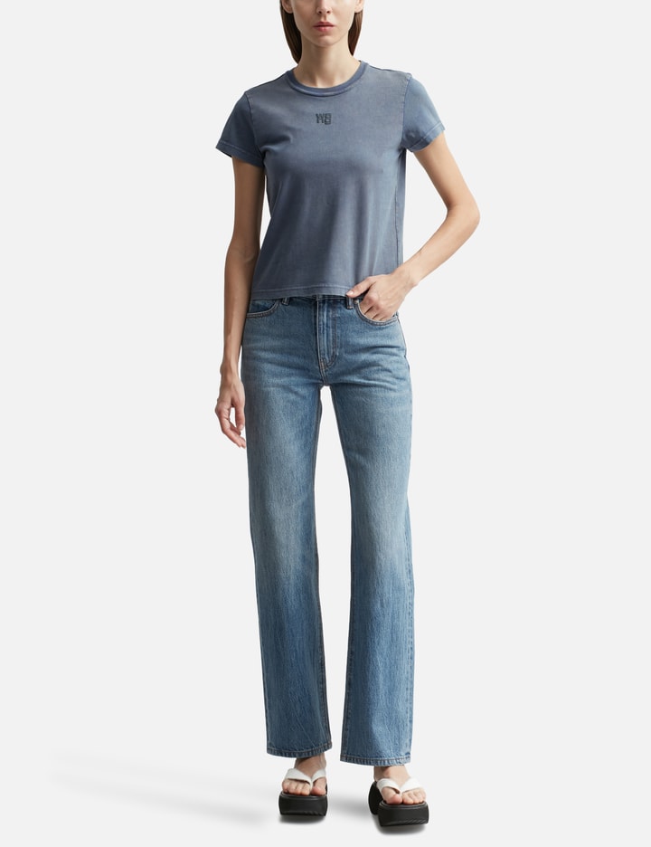 T By Alexander Wang Puff Logo Shrunken Tshirt HBX Globally