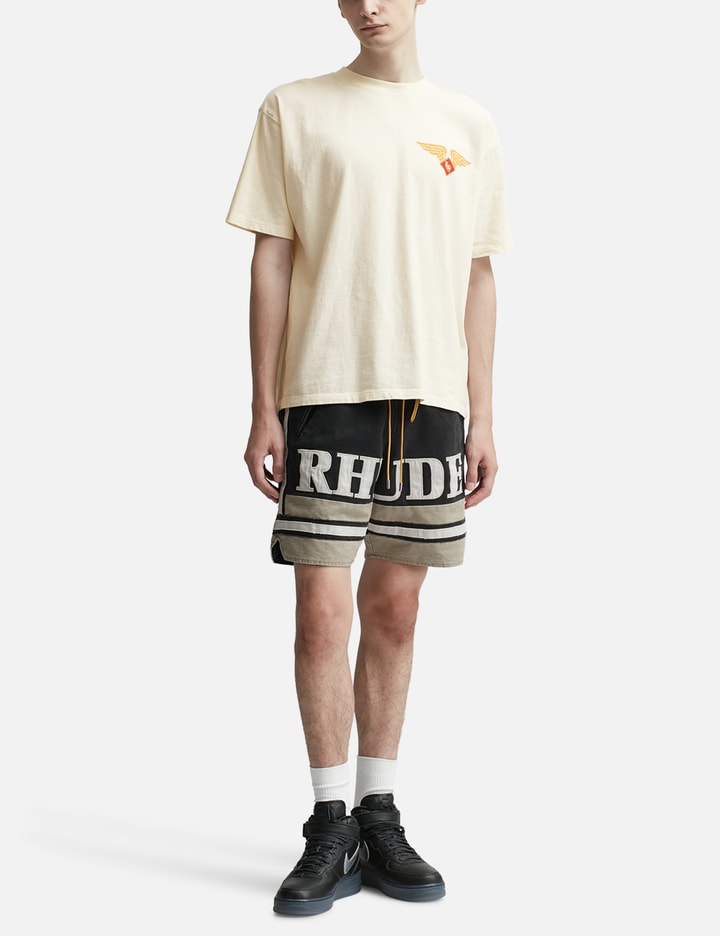 Rhude - Embroidered Logo Shorts | HBX