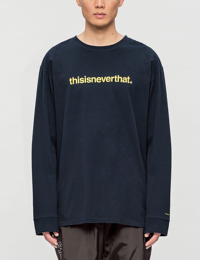 thisisneverthat® - T-Logo L/S T-Shirt | HBX - ハイプビースト ...