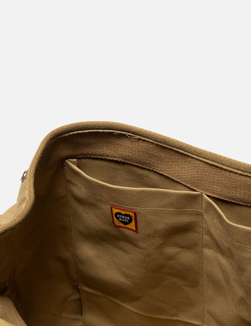 新品 Human made CANVAS SHOULDER BAG KAWS HUMAN MADE Drop Limited Edition Tote Bag | Hypebeast