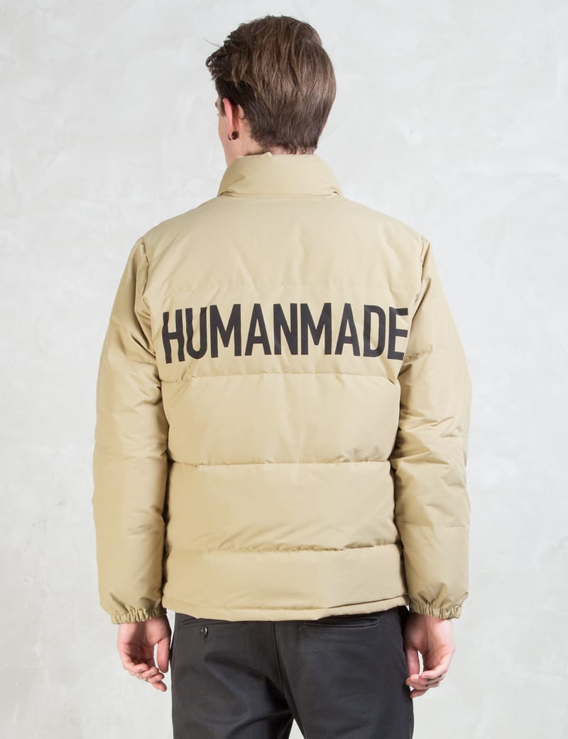 Human Made - Beige Down Jacket | HBX - Globally Curated Fashion