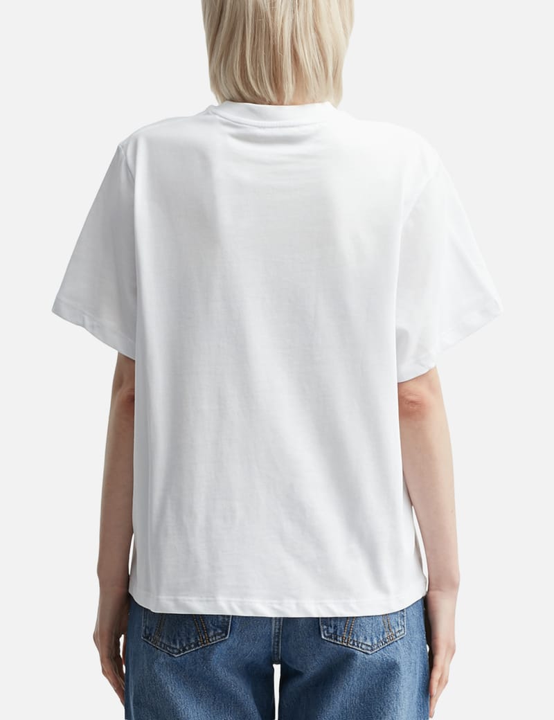 ★Sandy Liang★ ホワイト Chouchou Tシャツ CHOUCHOU TEE – SANDY LIANG