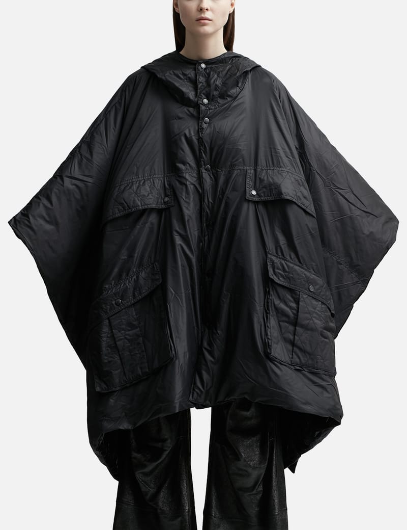 FRIED RICE - Reversible Hooded Down Poncho | HBX - Globally