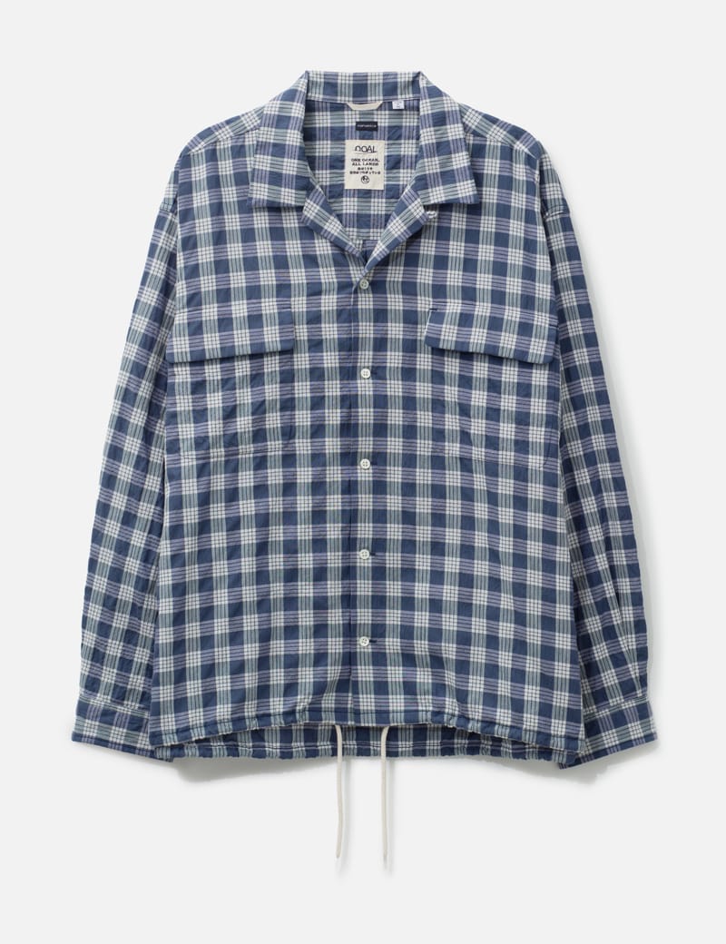 Nanamica - Regular Collar Stripe Wind Shirt | HBX Nanamica - Regular Collar Stripe Wind Shirt | HBX