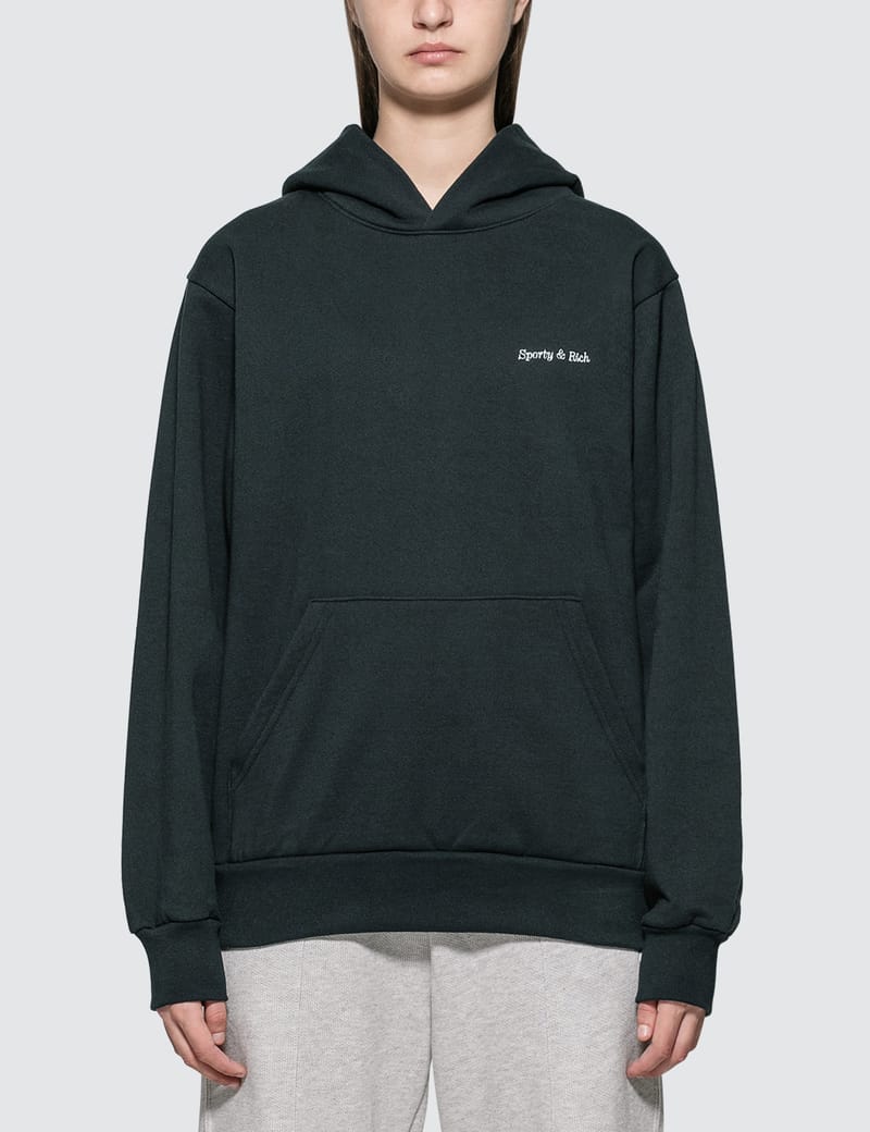 Sporty & Rich - Classic Logo Hoodie | HBX - HYPEBEAST 為您