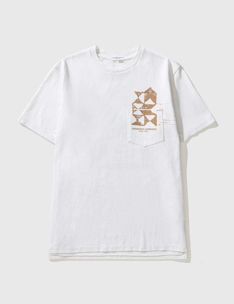 Engineered Garments - プリント クロス クルーネック Tシャツ | HBX