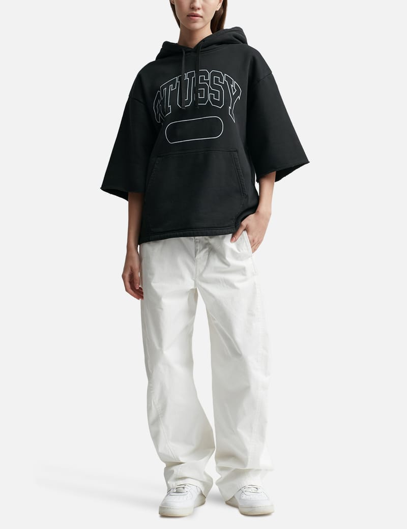 Stüssy - Boxy Cropped Hoodie | HBX - Globally Curated Fashion and