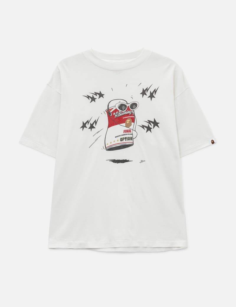 Saint Mxxxxxx - Saint Michael X A BATHING APE® Hvn & Hell Tシャツ